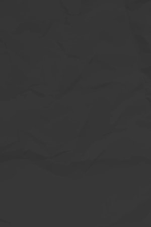 Black clean crumpled paper background. Vertical crumpled empty paper template for posters and banners. vector illustrationのイラスト素材