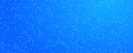 Abstract gradient geometric background of squares. Blue pixel backgrounds with empty space. vector illustrationのイラスト素材
