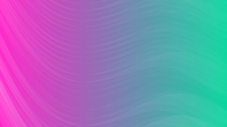 Modern green and pink gradient backgrounds with wave lines. header banner. Bright geometric abstract presentation backdrops. vector illustrationのイラスト素材
