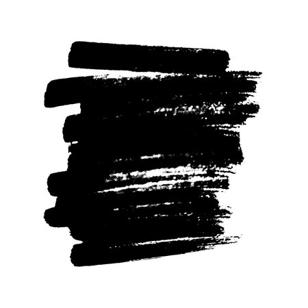 Scribble with a black marker. Doodle style scribble. Black hand drawn design element on white background. vector illustrationのイラスト素材