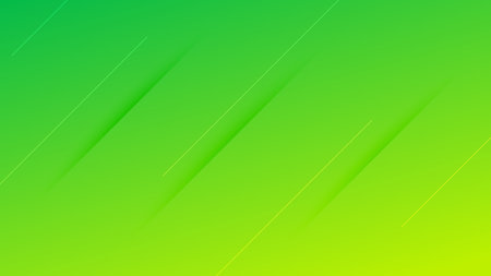 Abstract green gradient background with lines and shadows. Header banner. Bright abstract presentation backdrop. Vector illustrationのイラスト素材