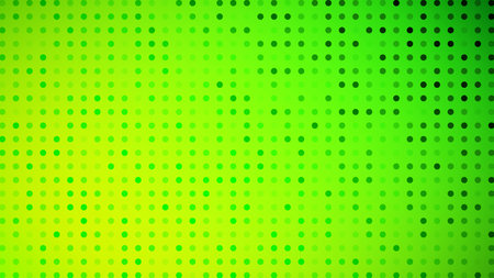 Halftone background with dots. Green pop art pattern in comic style. Colorful dot texture. Vector illustrationのイラスト素材