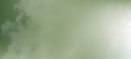 Modern green gradient backgrounds with clouds. Header banner. Bright abstract presentation backdrop. Vector illustrationのイラスト素材