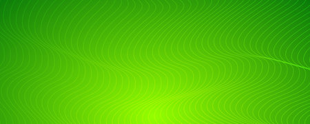 Halftone background with flowing dots. Green abstract wave texture. Vector illustrationのイラスト素材