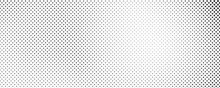 Halftone background with dots. Black and white pop art pattern in comic style. Monochrome dot texture. Vector illustrationのイラスト素材