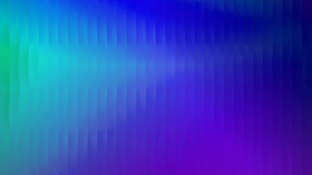 Blue and green frosted ribbed glass texture background. Gradient reflections on a corrugated glass surface. Luxurious glossy surface with a warm gradient glow. Vector Illustrationのイラスト素材