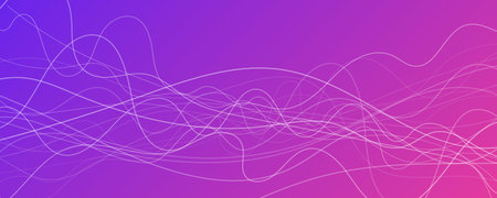 Abstract gradient background with wave beams. Abstract purple gradient background with motion...