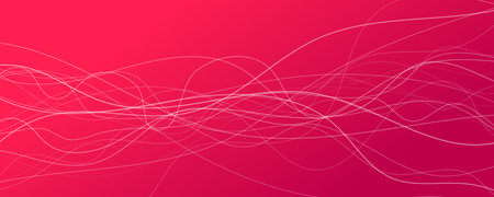 Abstract gradient background with wave beams. Abstract red gradient background with motion blurred...
