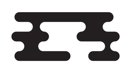 Traditional Asian-style cloud inspired by Japanese and Chinese motifs. Simple black decorative element for prints and design. Vector illustrationのイラスト素材