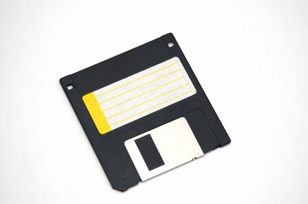Floppy Disk on a white background with a soft shadowの写真素材