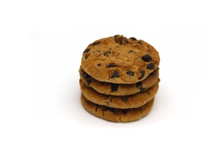 Cookies isolated against a white backgroundの写真素材
