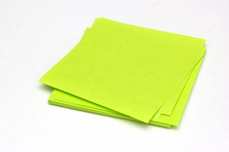 Sticky notepad isolated against a white backgroundの写真素材