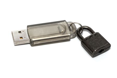UBS Drive and a padlock concept of data security
