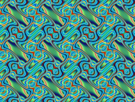 Fractal rendition of pool reflection back ground