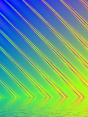 Fractail rendition of colorful curtains in back groundの写真素材