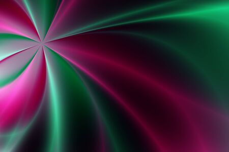 Fractal rendition of a spring flower with copyspace to rightの写真素材