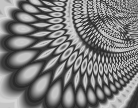 Fractal rendition of a bead pendant background