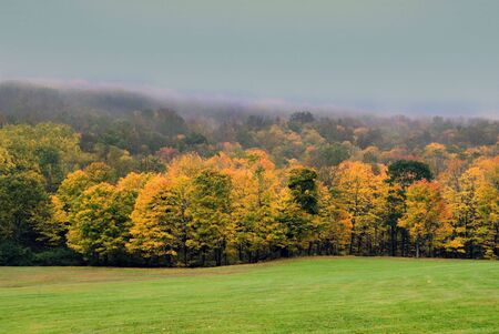Splendid autumn colors at full peak in new england