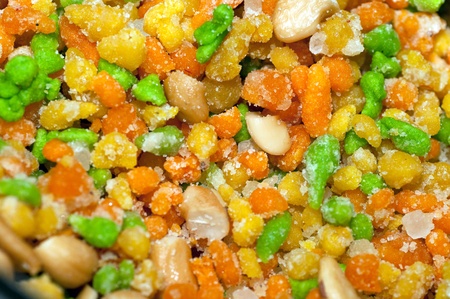 hot spicey Indian snacksの写真素材