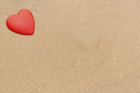 Valentine day celebration with sand backgroundの写真素材