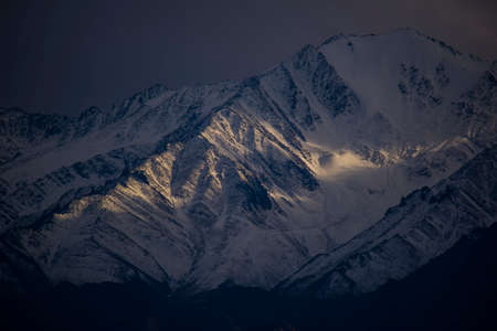 The last light at Leh Ladakh