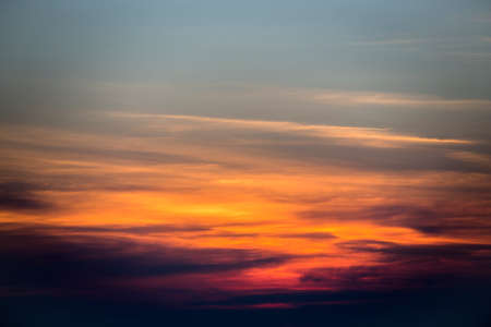 Twilight sky from the south of Thailand.