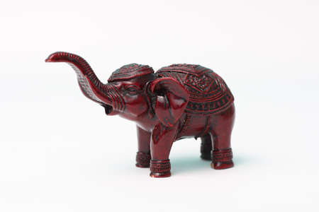 Elephant netsuke. A good luck and riches symbolの写真素材
