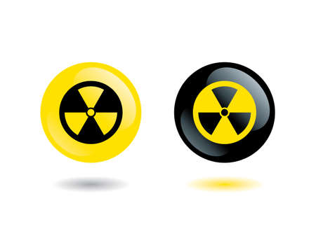 sign radiationのイラスト素材