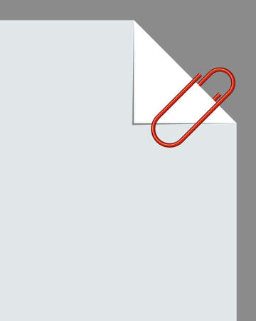 paperclip note 4 のイラスト素材
