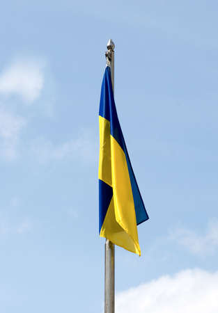 Ukrainian flagの写真素材