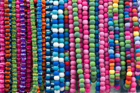 varicoloured beadsの写真素材