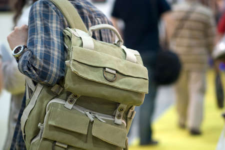 man with a backpack