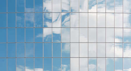 Windows of modern buildingの写真素材