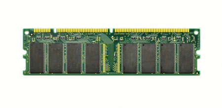 Computer memory isolated on white