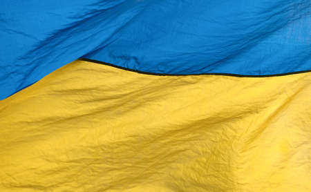 Flag of the Ukraineの写真素材
