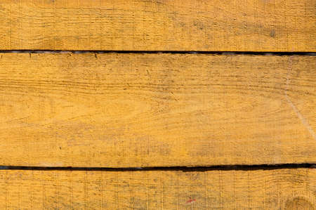 Background picture made of old yellow wood boardsの写真素材