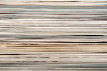 Paper textures. stack of magazinesの写真素材
