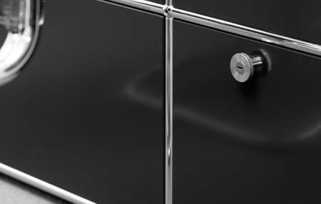 key hole of office steel cabinet
