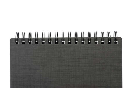 spiral book isolated on whiteの写真素材