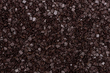 Macro texture of chocolate sprinklesの写真素材