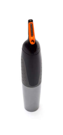 Nose and ear hair trimmer isolated on whiteの写真素材