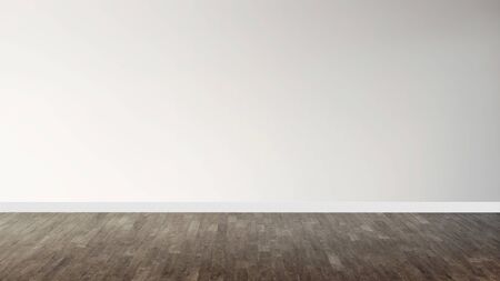 Large luxury modern bright interior with blank wall 3d illustration の写真素材