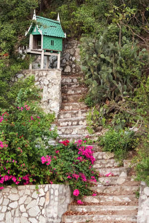 step to the holy thing at the foothillsの写真素材