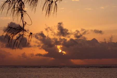 sunrise oceanの写真素材