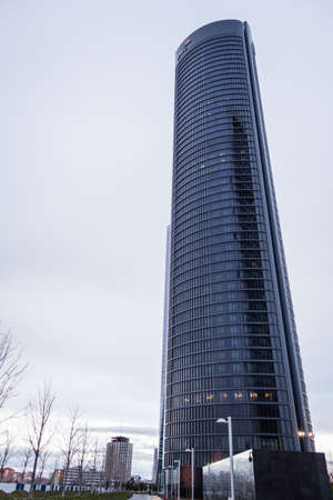MADRID, SPAIN - MARCH 10 Cuatro Torres Business Area  CTBA , in Madrid, Spain, on March 10, 2013 ...