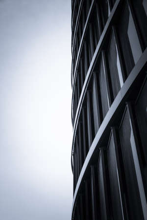 MADRID, SPAIN - MARCH 10 Cuatro Torres Business Area (CTBA), in Madrid, Spain, on March 10, 2013. The PwC Tower skyscraper, has a offices plants and one five stars hotel, and was inaugurated in 2008のeditorial素材