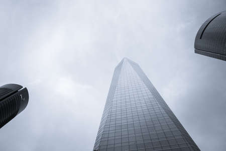 MADRID, SPAIN - MARCH 10 Cuatro Torres Business Area (CTBA), in Madrid, Spain, on March 10, 2013....