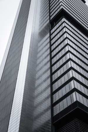 MADRID, SPAIN - MARCH 10 Cuatro Torres Business Area (CTBA), in Madrid, Spain, on March 10, 2013. The Bankia Tower skyscraper, was designed by English architect Norman Foster and inaugurated in 2009のeditorial素材