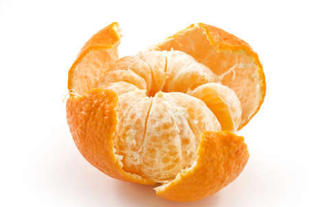 Beautiful ripe tangerineの写真素材