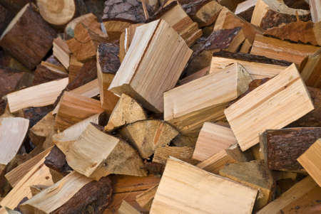 Pile of chopped fire-wood
